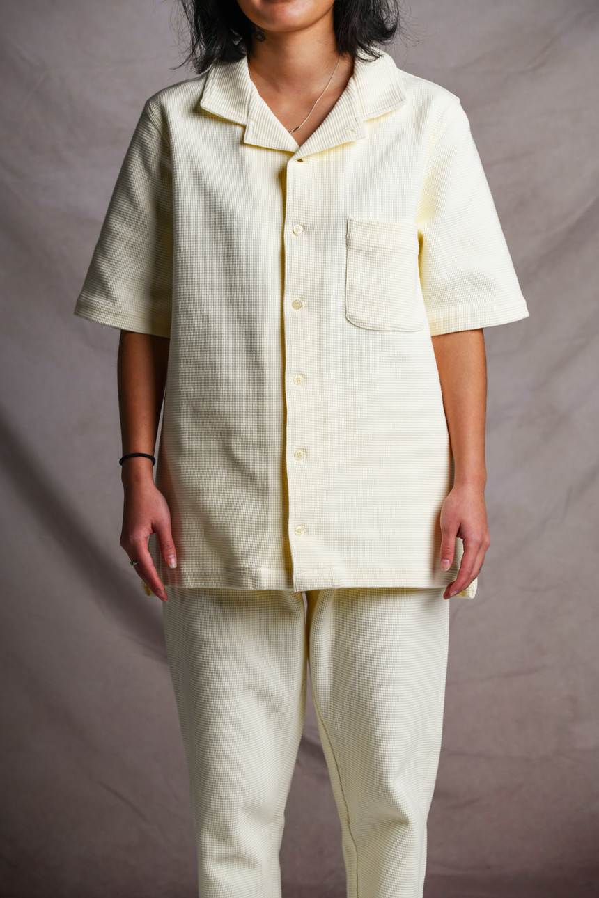 Waffle Shirt in Off-White by OFTT